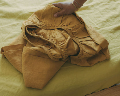 Mustard Fitted Sheet