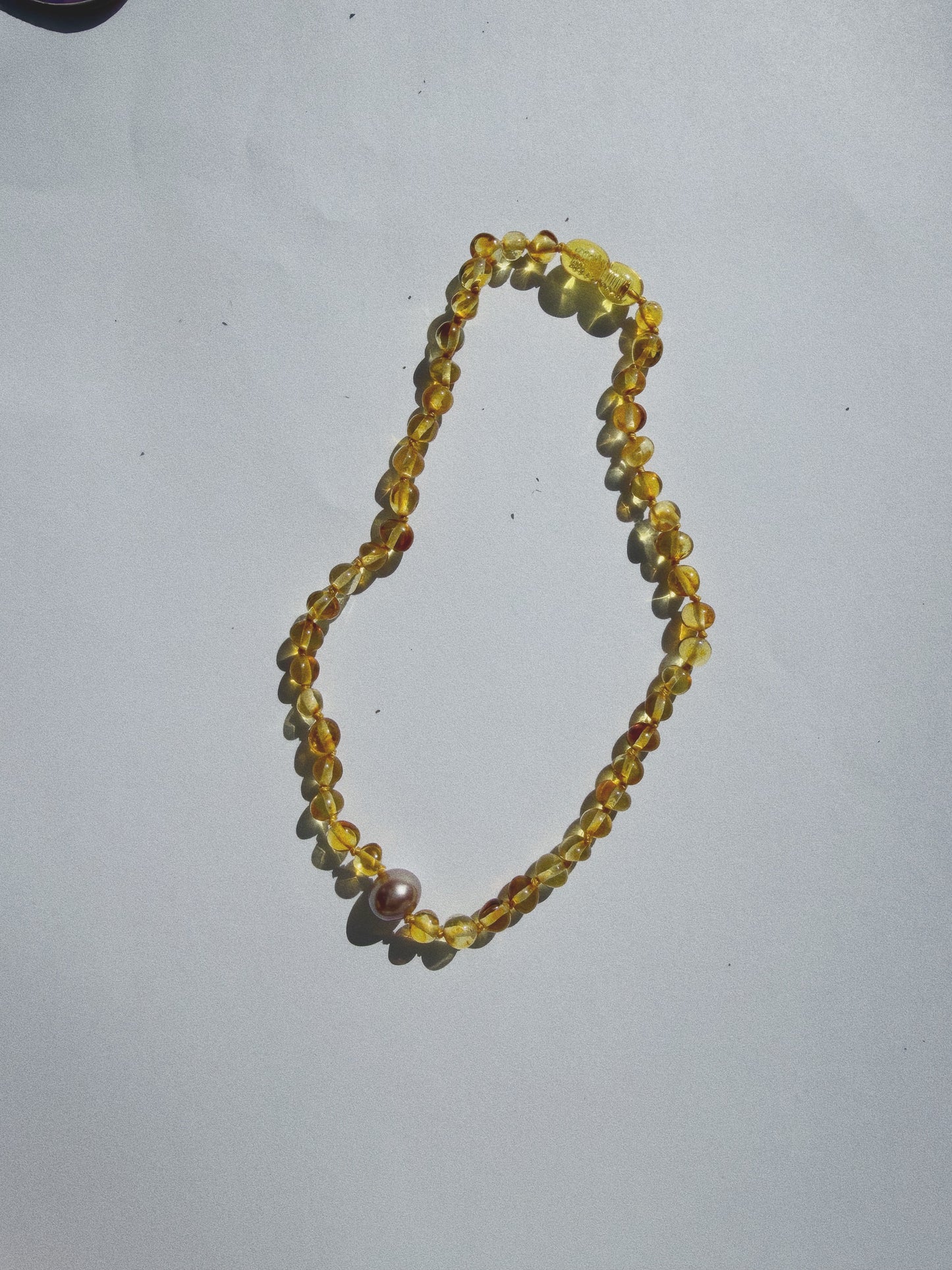 BALTIC AMBER TEETHING NECKLACE