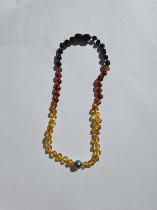 BALTIC AMBER TEETHING NECKLACE