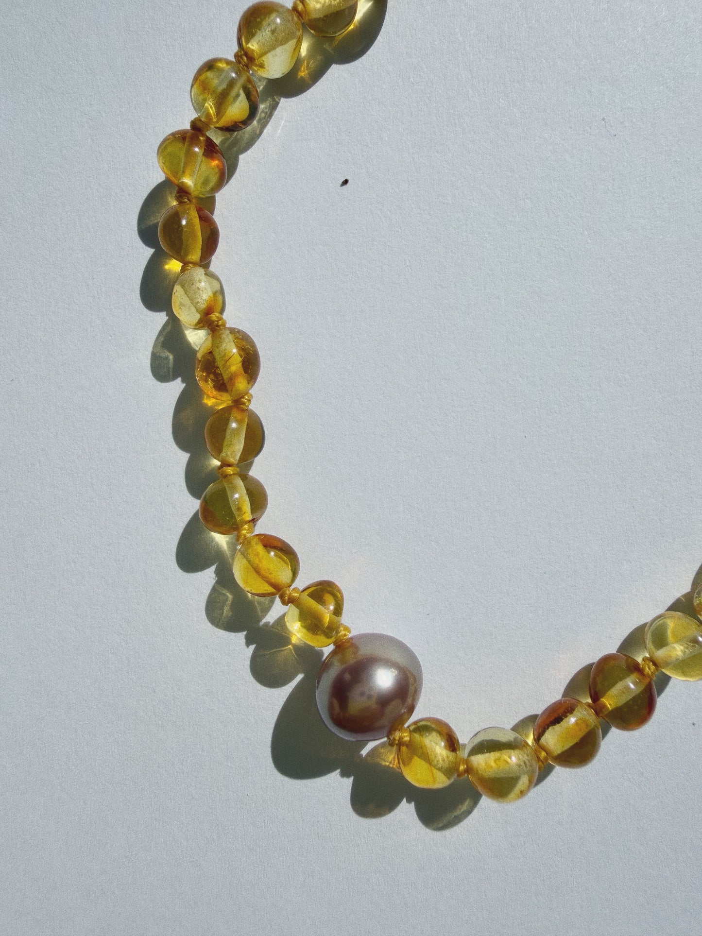 BALTIC AMBER TEETHING NECKLACE