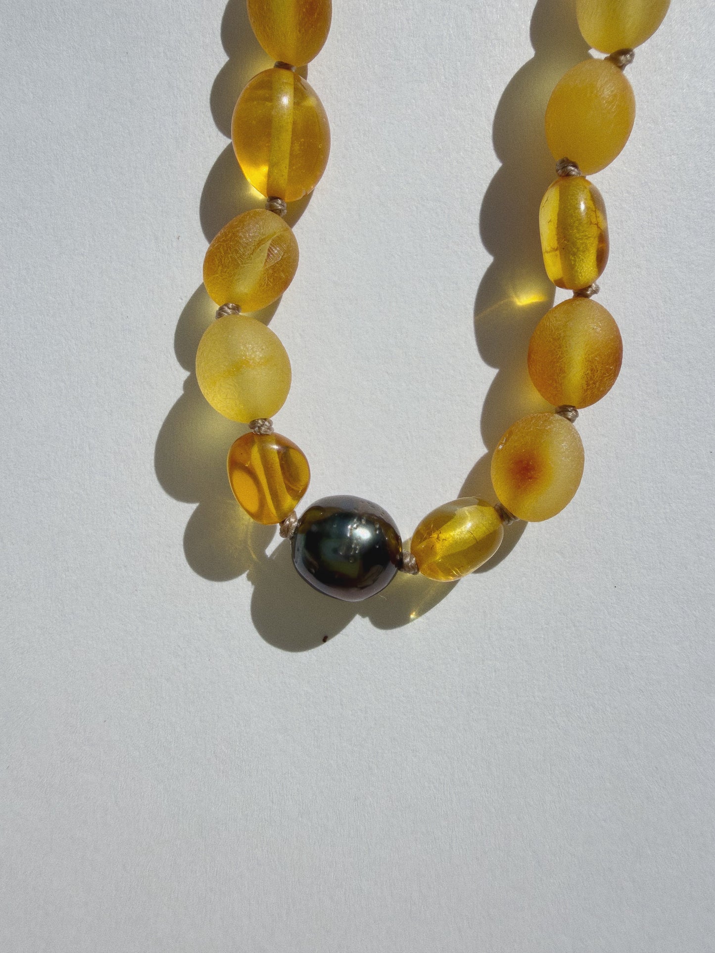 BALTIC AMBER TEETHING NECKLACE